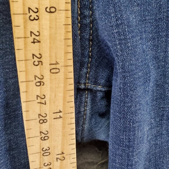 Levis Jeans Womens 29 Blue 725 High Rise Bootcut Stretch Denim Casual Fit - Picture 12 of 16